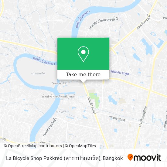 La Bicycle Shop Pakkred (สาขาปากเกร็ด) map