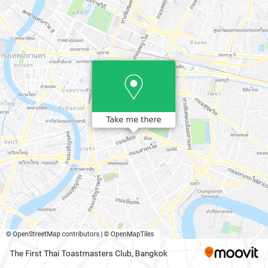 The First Thai Toastmasters Club map