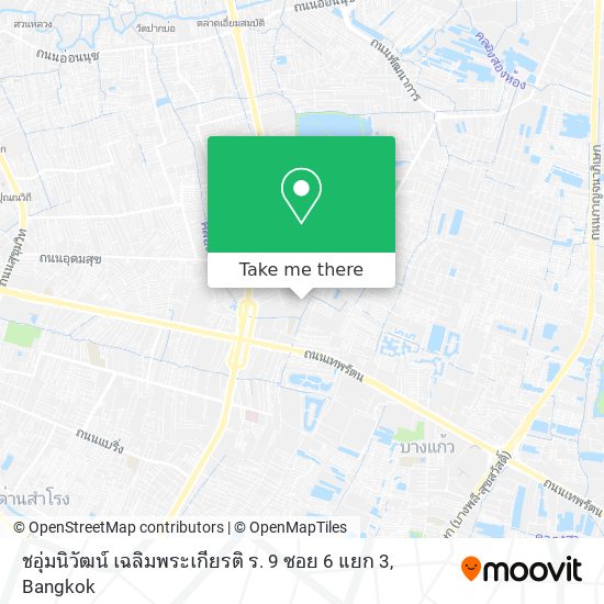 ชอุ่มนิวัฒน์ เฉลิมพระเกียรติ ร. 9 ซอย 6 แยก 3 map