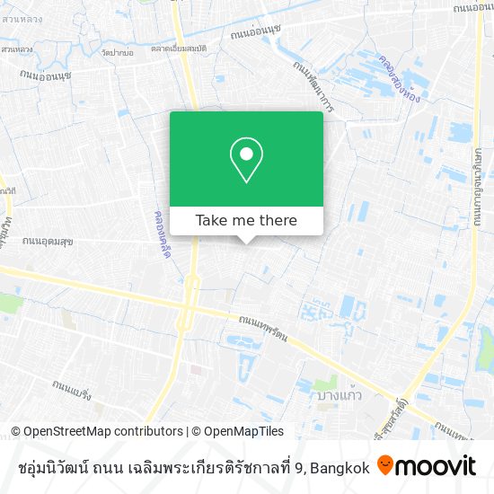 ชอุ่มนิวัฒน์ ถนน เฉลิมพระเกียรติรัชกาลที่ 9 map