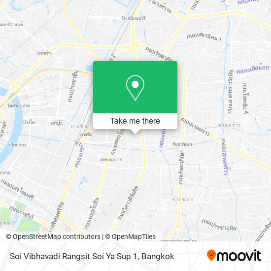 Soi Vibhavadi Rangsit Soi Ya Sup 1 map