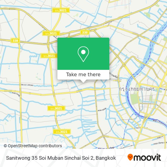 Sanitwong 35 Soi Muban Sinchai Soi 2 map