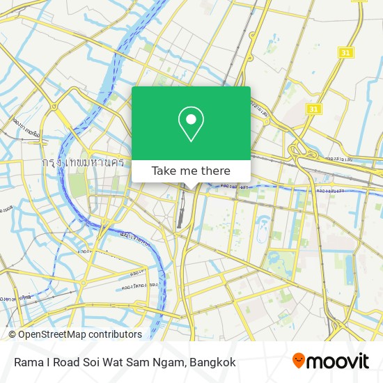 Rama I Road Soi Wat Sam Ngam map