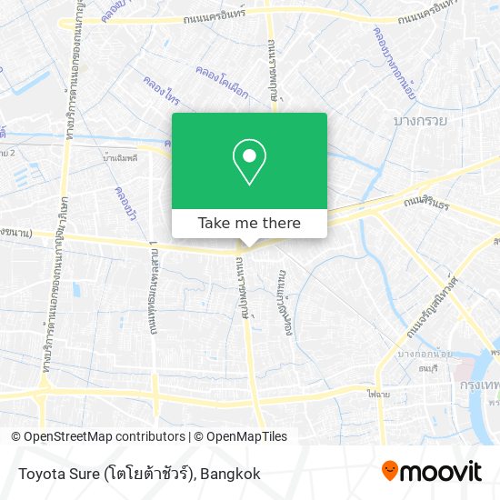 Toyota Sure (โตโยต้าชัวร์) map