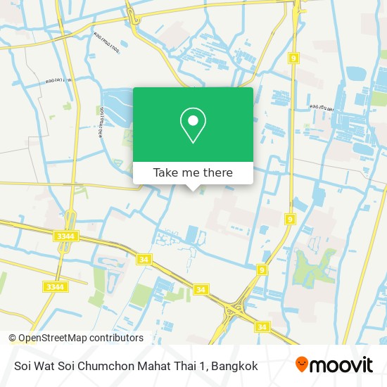 Soi Wat Soi Chumchon Mahat Thai 1 map