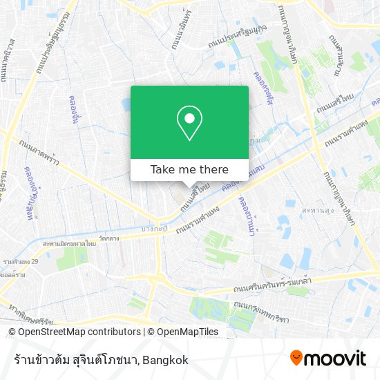 ร้านข้าวต้ม สุจินต์โภชนา map