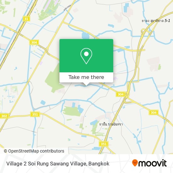 Village 2 Soi Rung Sawang Village map