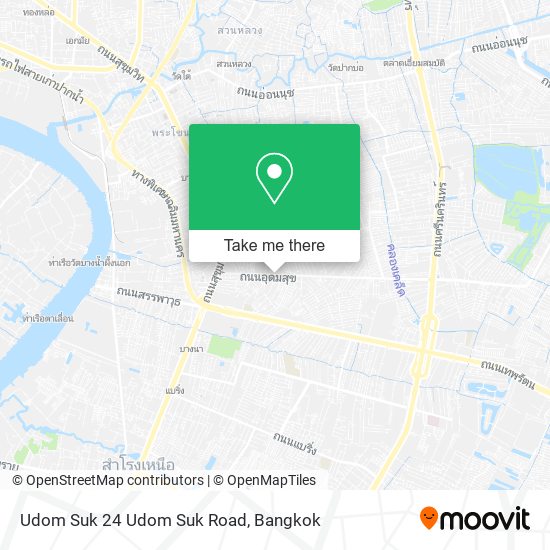 Udom Suk 24 Udom Suk Road map