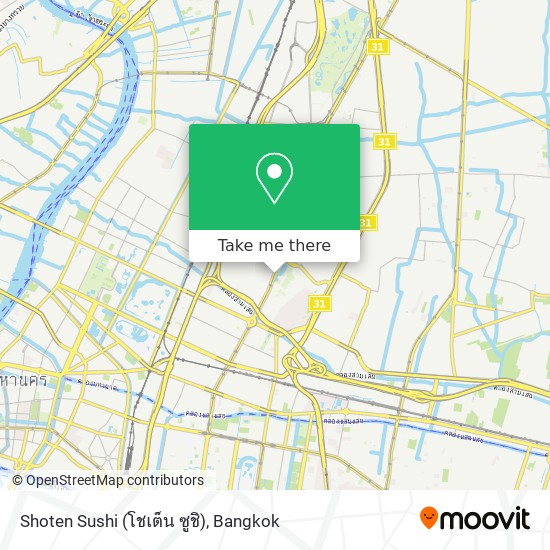 Shoten Sushi (โชเต็น ซูชิ) map