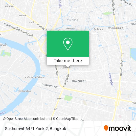 Sukhumvit 64/1 Yaek 2 map