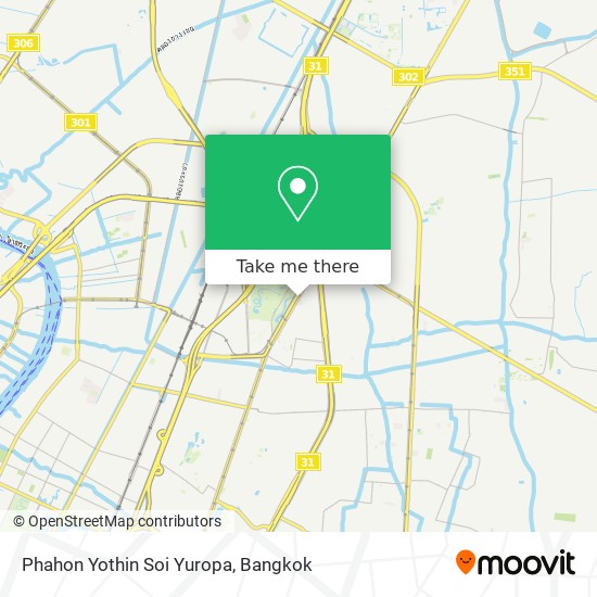 Phahon Yothin Soi Yuropa map