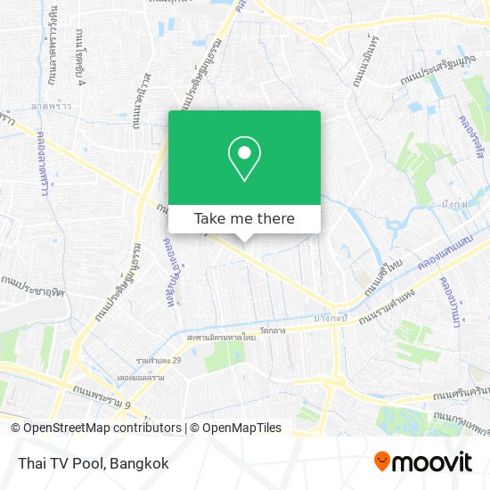 Thai TV Pool map
