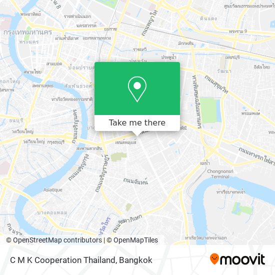 C M K Cooperation Thailand map