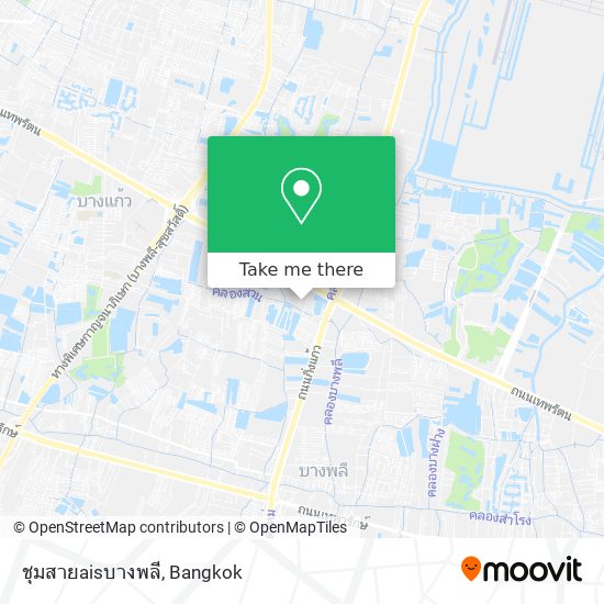 ชุมสายaisบางพลี map