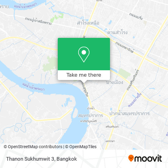 Thanon Sukhumwit 3 map