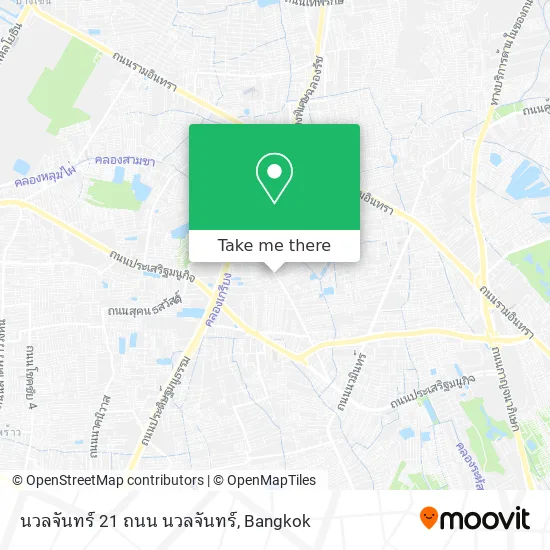 นวลจันทร์ 21 ถนน นวลจันทร์ map