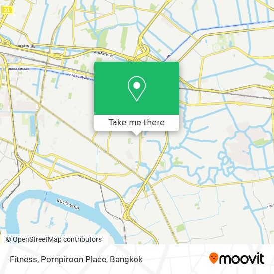 Fitness, Pornpiroon Place map