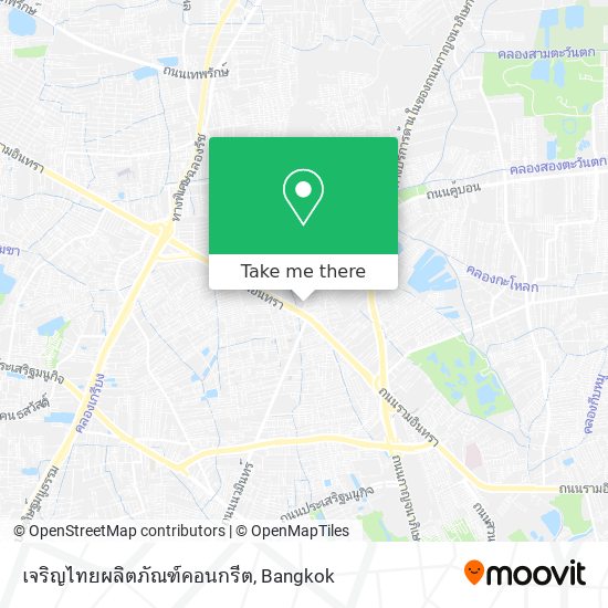 เจริญไทยผลิตภัณฑ์คอนกรีต map