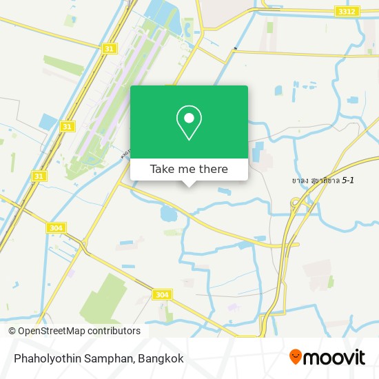 Phaholyothin Samphan map