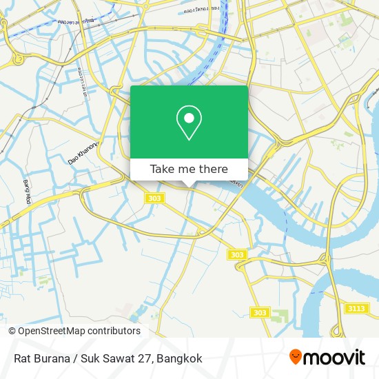 Rat Burana / Suk Sawat 27 map