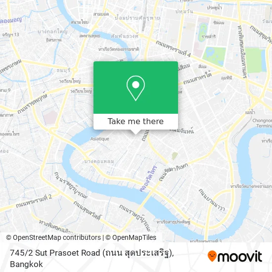 745 / 2 Sut Prasoet Road (ถนน สุดประเสริฐ) map