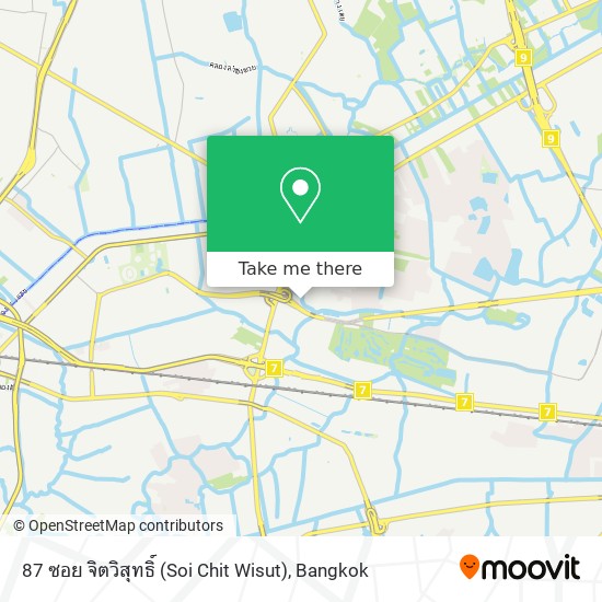 87 ซอย จิตวิสุทธิ์ (Soi Chit Wisut) map