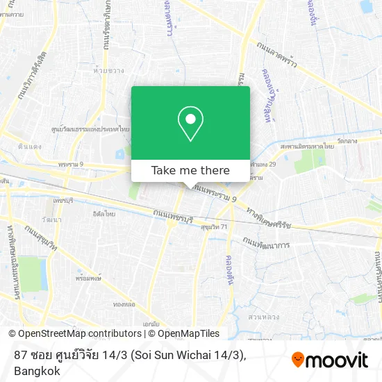 87 ซอย ศูนย์วิจัย 14 / 3 (Soi Sun Wichai 14 / 3) map