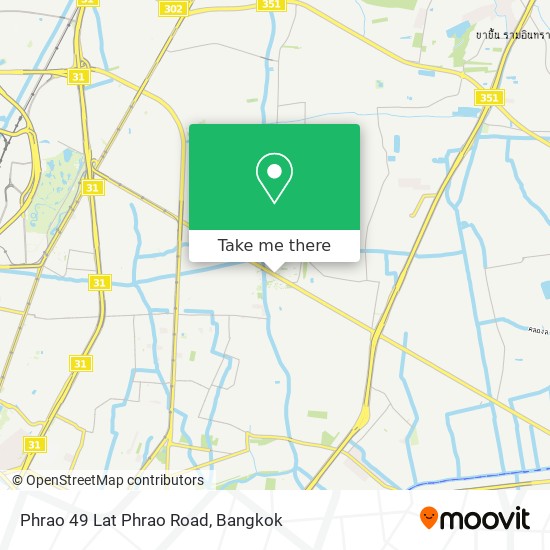 Phrao 49 Lat Phrao Road map