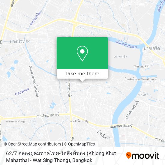 62 / 7 คลองขุดมหาดไทย-วัดสิงห์ทอง (Khlong Khut Mahatthai - Wat Sing Thong) map