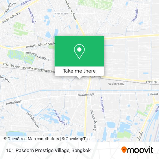 101 Passorn Prestige Village map