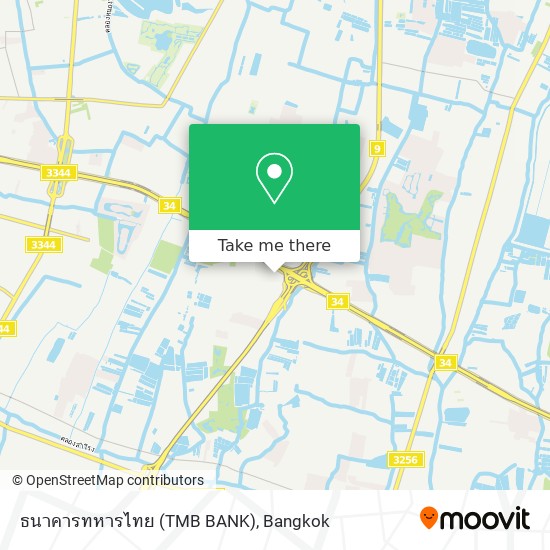 ธนาคารทหารไทย (TMB BANK) map