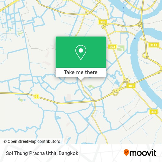 Soi Thung Pracha Uthit map