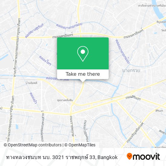 ทางหลวงชนบท นบ. 3021 ราชพฤกษ์ 33 map