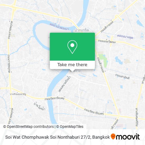 Soi Wat Chomphuwak Soi Nonthaburi 27 / 2 map