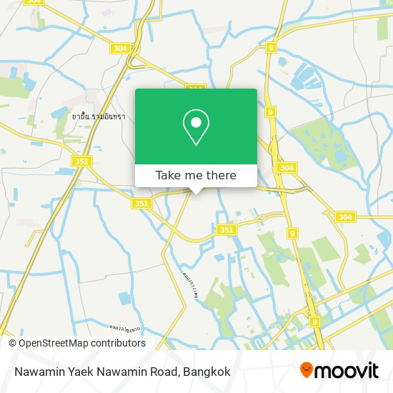 Nawamin Yaek Nawamin Road map