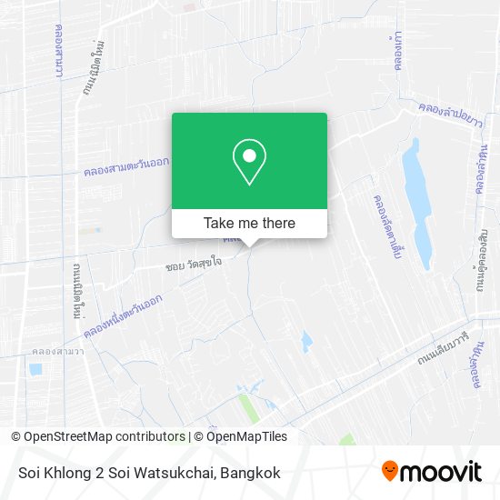 Soi Khlong 2 Soi Watsukchai map