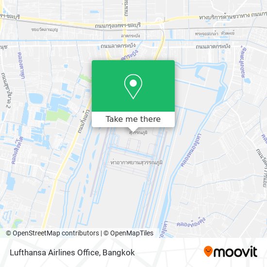 Lufthansa Airlines Office map