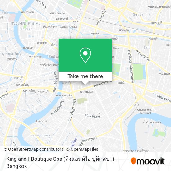 King and I Boutique Spa (คิงแอนด์ไอ บูติคสปา) map
