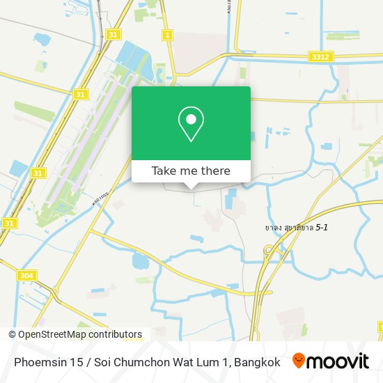 Phoemsin 15 / Soi Chumchon Wat Lum 1 map