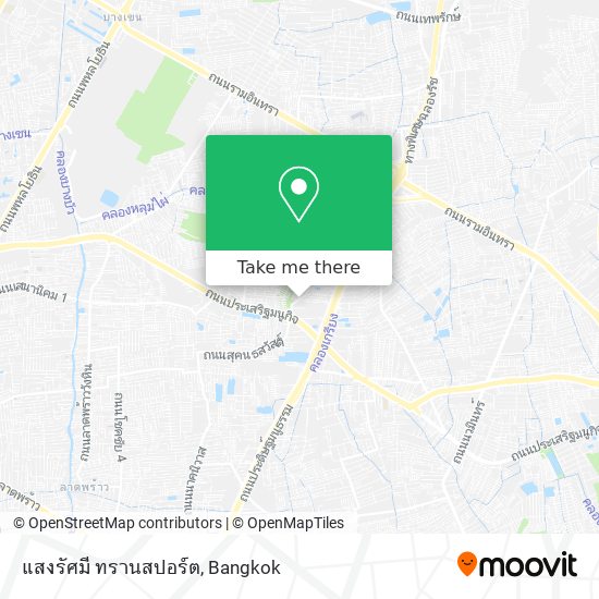 แสงรัศมี ทรานสปอร์ต map