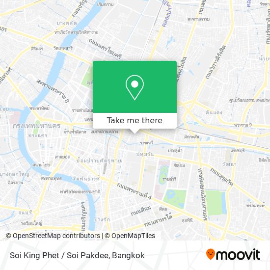 Soi King Phet / Soi Pakdee map