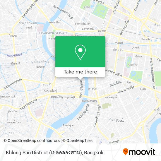 Khlong San District (เขตคลองสาน) map