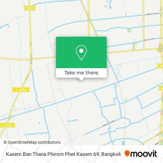 Kasem Ban Thana Phirom Phet Kasem 69 map