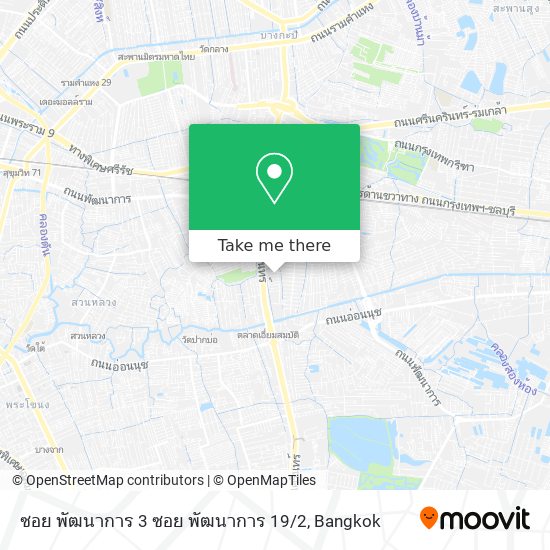 ซอย พัฒนาการ 3 ซอย พัฒนาการ 19 / 2 map