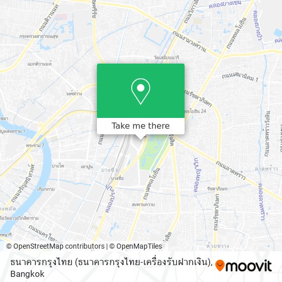 ธนาคารกรุงไทย (ธนาคารกรุงไทย-เครื่องรับฝากเงิน) map