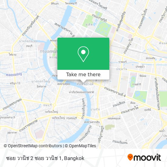 ซอย วานิช 2 ซอย วานิช 1 map
