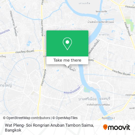 Wat Pleng- Soi Rongrian Anuban Tambon Saima map