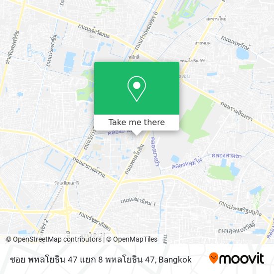 ซอย พหลโยธิน 47 แยก 8 พหลโยธิน 47 map