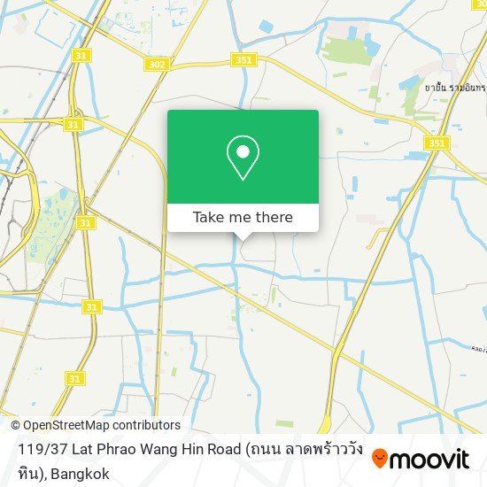 119 / 37 Lat Phrao Wang Hin Road (ถนน ลาดพร้าววังหิน) map