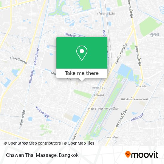 Chawan Thai Massage map